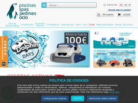 'piscinayspa.com' screenshot