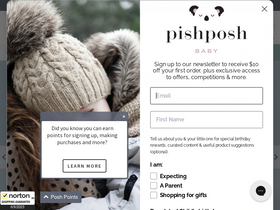 'pishposhbaby.com' screenshot