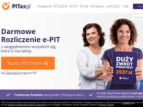 'pitax.pl' screenshot
