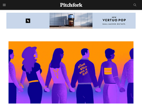 'pitchfork.com' screenshot