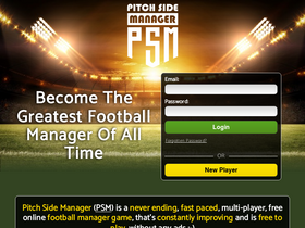 'pitchsidemanager.com' screenshot
