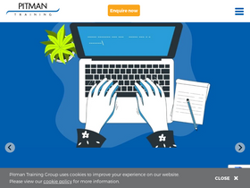 'pitman-training.com' screenshot