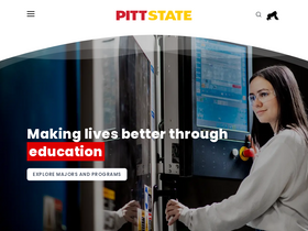 'pittstate.edu' screenshot