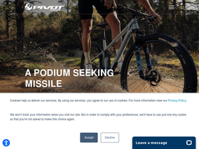 'pivotcycles.com' screenshot