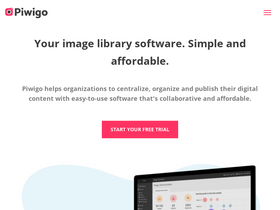 'piwigo.com' screenshot