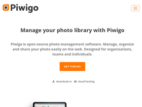 'piwigo.org' screenshot