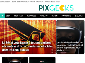 'pix-geeks.com' screenshot