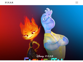 'pixar.com' screenshot