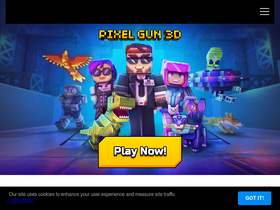 'pixelgun3d.com' screenshot