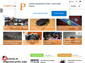 'pixinfo.com' screenshot