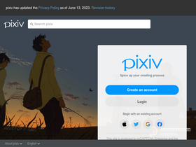 'pixiv.net' screenshot