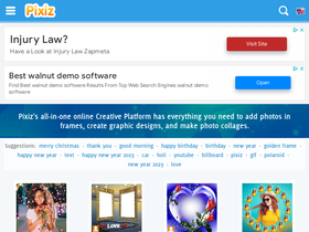 'pixiz.com' screenshot