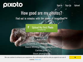 'pixoto.com' screenshot