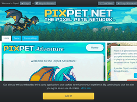 'pixpet.net' screenshot