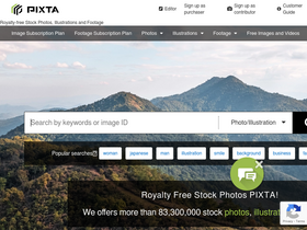 'pixtastock.com' screenshot