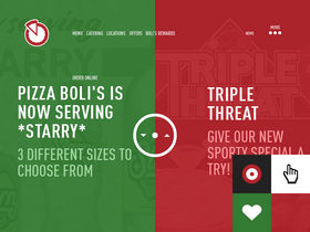 'pizzabolis.com' screenshot