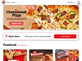 'pizzahut.com' screenshot