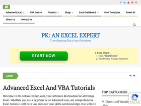 'pk-anexcelexpert.com' screenshot