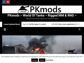 'pkmods.com' screenshot