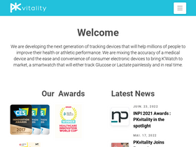 'pkvitality.com' screenshot