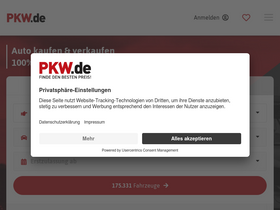 'pkw.de' screenshot