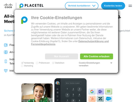 'placetel.de' screenshot