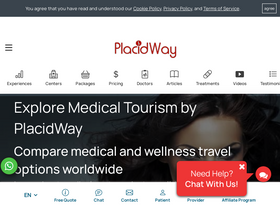 'placidway.com' screenshot