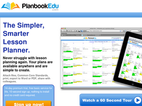 'planbookedu.com' screenshot