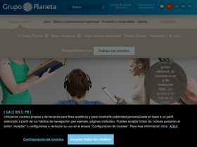 'planeta.es' screenshot