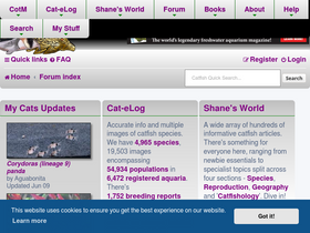 'planetcatfish.com' screenshot