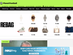'planetfootball.com' screenshot