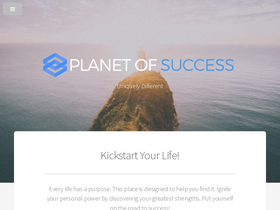 'planetofsuccess.com' screenshot