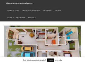 'planosdecasasmodernas.com' screenshot