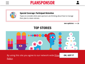 'plansponsor.com' screenshot