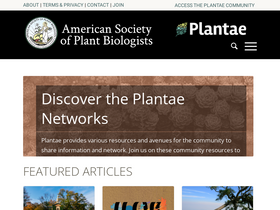 'plantae.org' screenshot