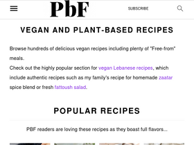 'plantbasedfolk.com' screenshot