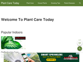 'plantcaretoday.com' screenshot
