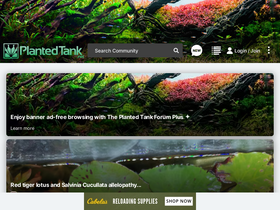 'plantedtank.net' screenshot