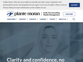 'plantemoran.com' screenshot