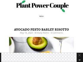 'plantpowercouple.com' screenshot