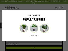 'plants.com' screenshot