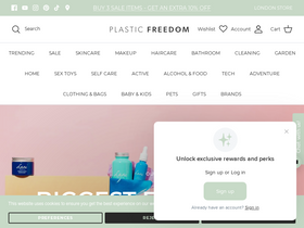 'plasticfreedom.co.uk' screenshot