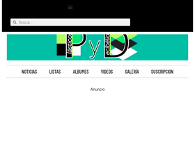 'plasticosydecibelios.com' screenshot