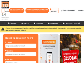 'plataforma10.com.ar' screenshot