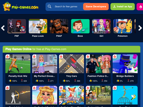'play-games.com' screenshot