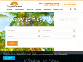 'playadelcarmen.com' screenshot