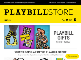 'playbillstore.com' screenshot