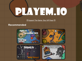 'playem.io' screenshot
