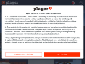'player.hu' screenshot