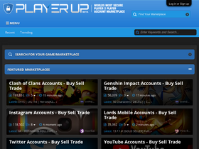 'playerup.com' screenshot